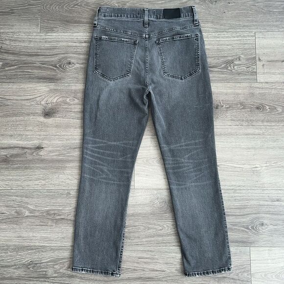 MADEWELL The Perfect Vintage Crop Jeans Size 28 Gray Wash Mom Jeans 90s Retro - Picture 5 of 11
